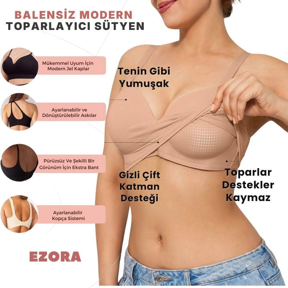 NuaLift –Balensiz, Toparlayıcı, Dikişsiz Destekli Sütyen