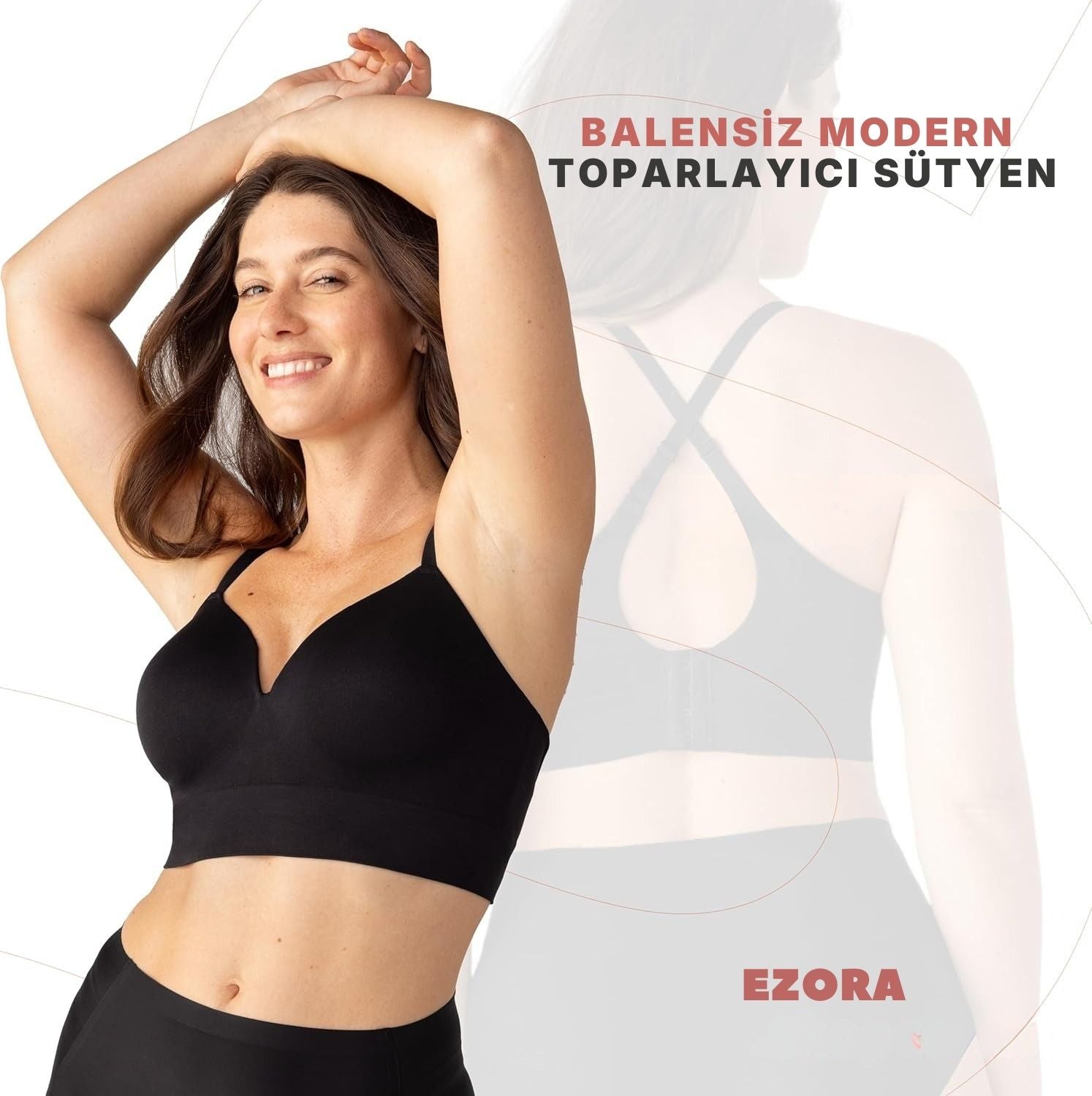 NuaLift –Balensiz, Toparlayıcı, Dikişsiz Destekli Sütyen